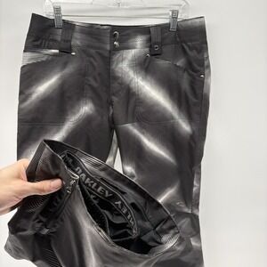 Oakley Y2K Snowboarding Ski Pants Thinsulate Lined Boot Gualtier Geometric M